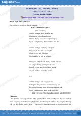 Đề thi giữa kì 2 Văn 9 - Đề số 8